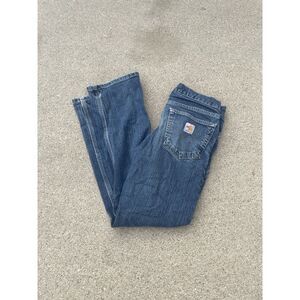 Carhartt FR CAT 2 Jeans Men’s 30x30 Medium Wash Flame Resistant Workwear